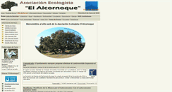 Desktop Screenshot of elalcornoque.org